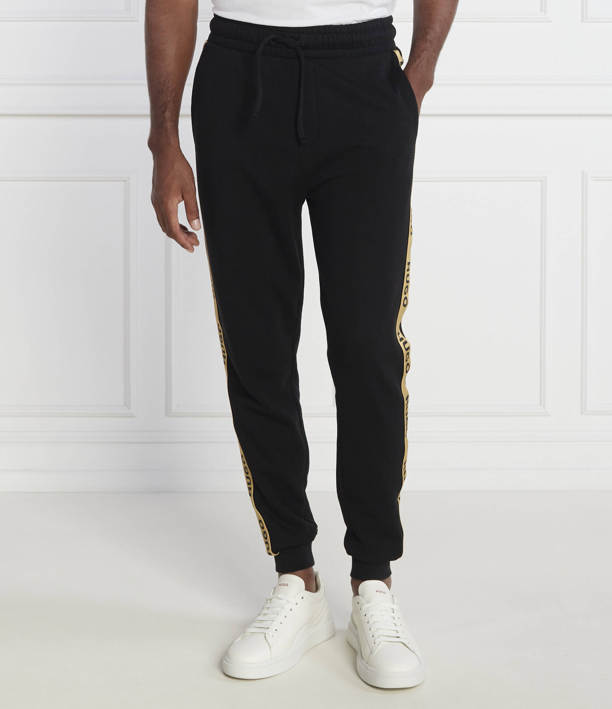 Sporty Sweatpants | Bodywear Black Fit Logo Hugo | Regular
