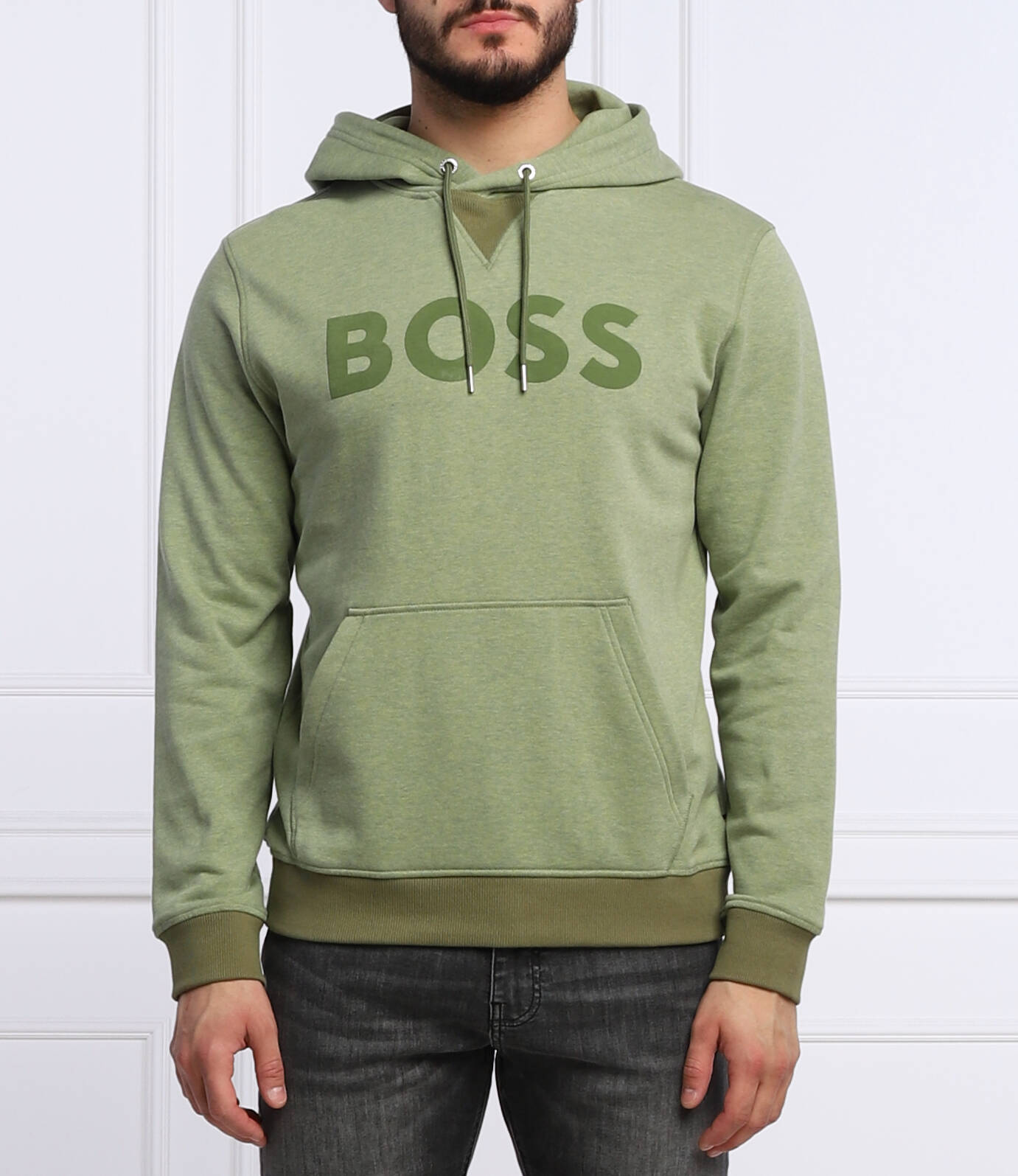 | Fit Regular WeIndi | Khaki BOSS ORANGE Sweatshirt