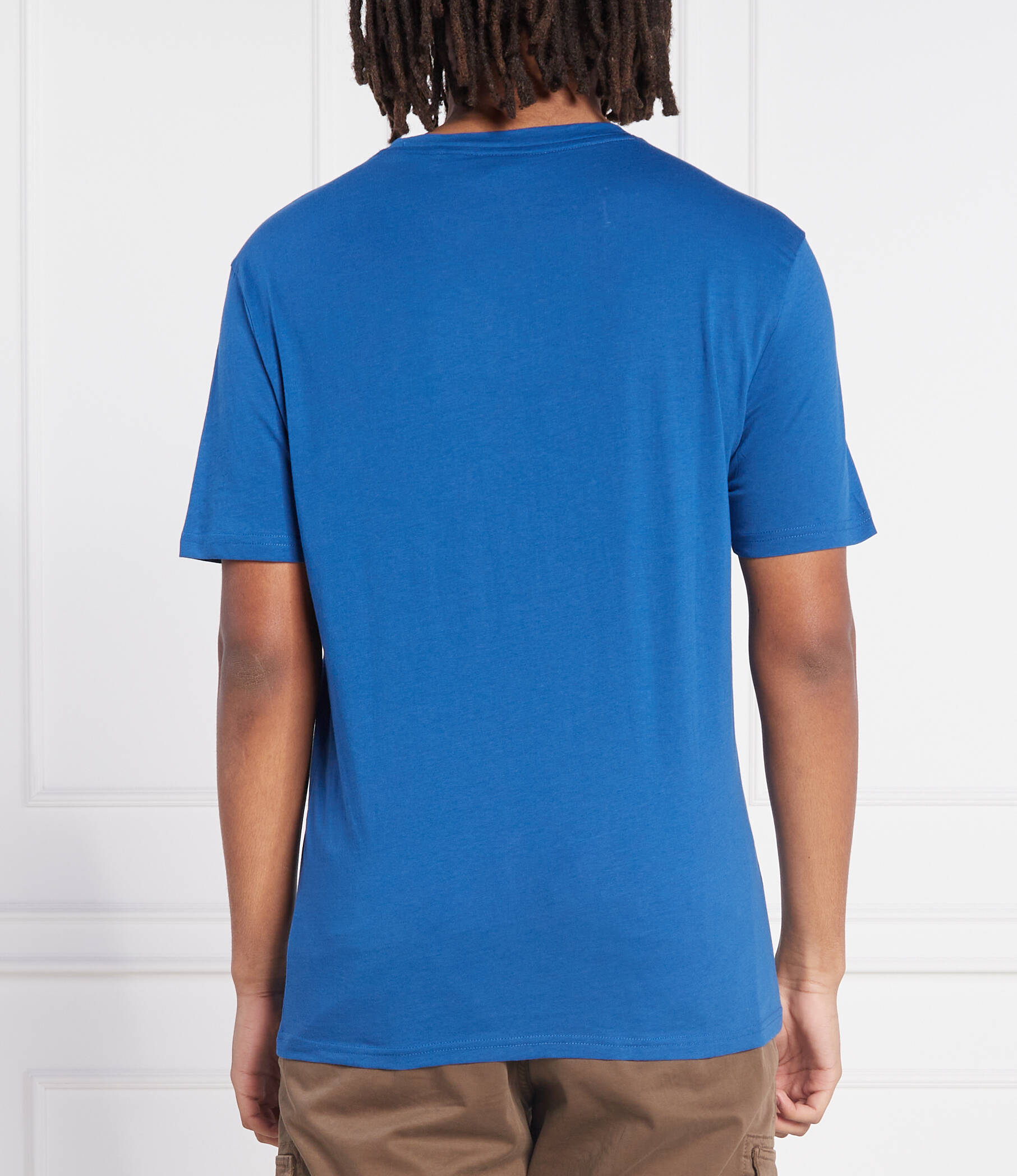 Fit T-shirt | Thinking Regular ORANGE | Blue 1 BOSS
