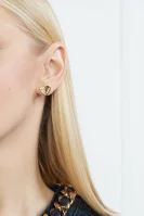 Earrings 12MM PLAIN&PAVE HEART STUDS RH Guess gold