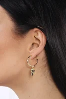 Kolczyki k/ikonik pave heart earrings Karl Lagerfeld złoty