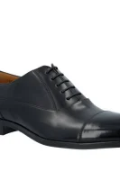 Leather derby shoes eton BOSS BLACK black