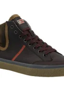 Leather sneakers Jakob Napapijri brown
