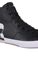 Leather sneakers kampus Karl Lagerfeld black