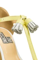 Tassels Sandals Love Moschino yellow