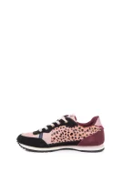 Sneakersy Sidney Leopard Pepe Jeans London różowy