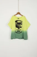 T-shirt Grace Pepe Jeans London limonkowy