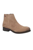 Leather jodhpur boots Tommy Jeans beige