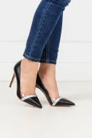 Leather high heels Elisabetta Franchi black