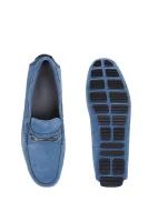 Leather loafers Driprin BOSS BLACK blue