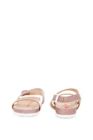 Bio Glitter sandals Pepe Jeans London pink