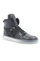 Leather sneakers Philipp Plein black