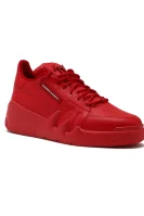 Leather sneakers Giuseppe Zanotti red