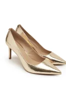 Leather high heels ALINA FLEX PUMP Michael Kors gold