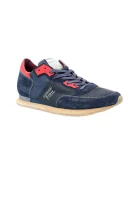 Leather sneakers TROPEZ VINTAGE Philippe Model navy blue