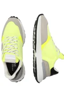 Leather sneakers ANTIBES Philippe Model yellow