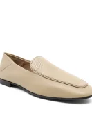 Leather loafers Emporio Armani beige