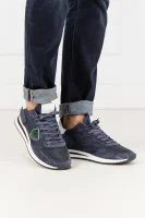 Leather sneakers TRPX Philippe Model navy blue