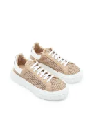 Leather sneakers Casadei 	camel	