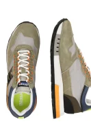 Sneakers | with addition of leather BLAUER khaki