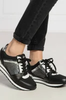 Sneakersy BILLIE TRAINER | z dodatkiem skóry Michael Kors czarny