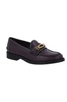 Leather loafers ELODIE Bally claret