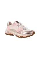 Leather sneakers C143 Coach powder pink