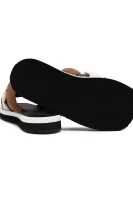 Sliders Allie Braid Slide-MN | with addition of leather BOSS BLACK black