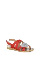Sandals Guess red