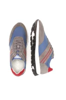 Sneakersy linas | z dodatkiem skóry Joop! niebieski