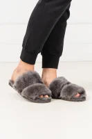 Leather lounge footwear Morphett EMU Australia gray