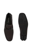 Leather loafers Just Cavalli brown