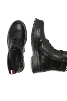 Ankle boots | with addition of leather Tommy Hilfiger black