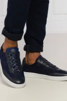 Sneakers Ribeira | with addition of leather BOSS BLACK navy blue