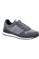 Sneakers CROSS 4 CLASSIC | with addition of leather Pepe Jeans London charcoal