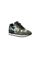 Leather sneakers GLORYM JR Guess green