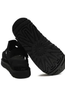 Leather sandals W GOLDENSTAR STRAP UGG black