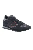 Leather sneakers TRPX Philippe Model charcoal