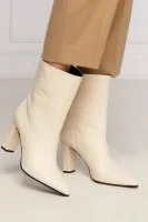 Leather ankle boots DREE Bally 	off white	