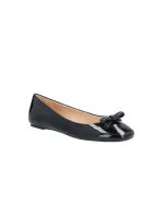 Leather ballet shoes KIERSTEN BOW Kate Spade black