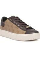 Leather sneakers Guess brown