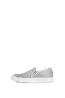 ARGENTO SLIP-ON SNEAKERS Armani Jeans silver