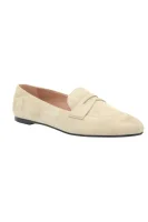 Leather loafers Carrie Loafer-S BOSS BLACK beige
