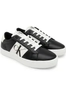 Leather sneakers CLASSIC CUPSOLE R LTH-NY MONOG CALVIN KLEIN JEANS black