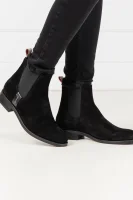 Leather jodhpur boots FAY Gant black