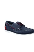 Leather loafers Tommy Jeans navy blue