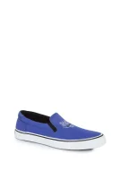 Velvet E17 Canvas Tiger Slip-On Sneakers Kenzo blue