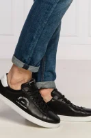 шкіряне кросівки kourt ii Karl Lagerfeld чорний