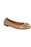 Leather ballet shoes TORY BURCH beige