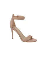 Leather pin sandals KAHLUA Guess beige